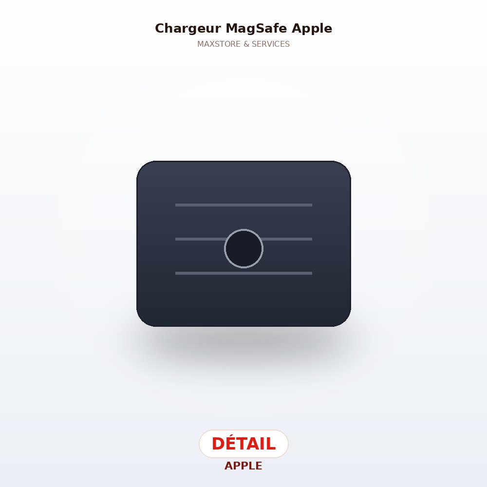 Chargeur MagSafe Apple — Détail