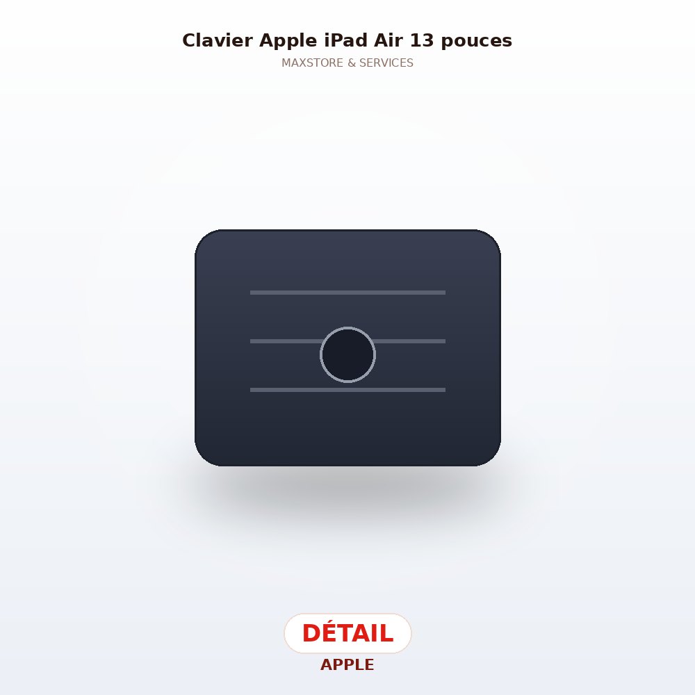 Clavier Apple iPad Air 13 pouces — Détail