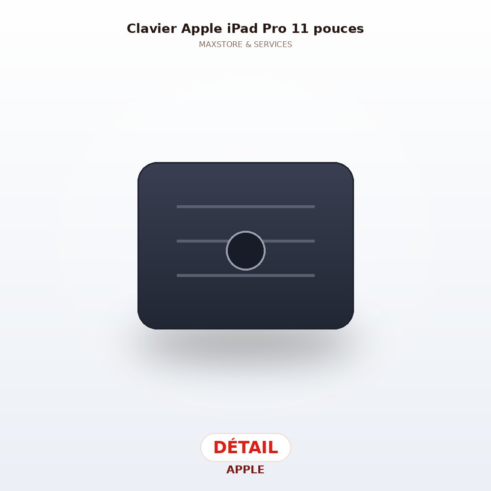 Clavier Apple iPad Pro 11 pouces — Détail