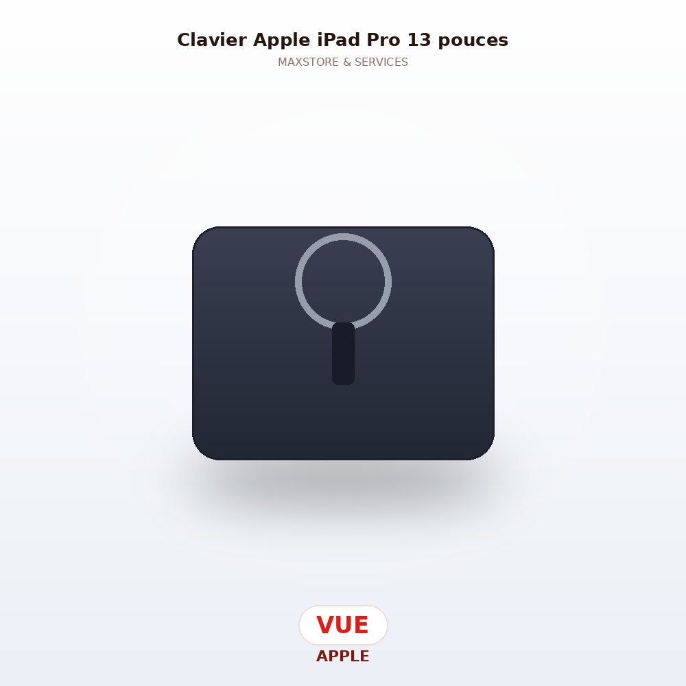 Clavier Apple iPad Pro 13 pouces — Vue