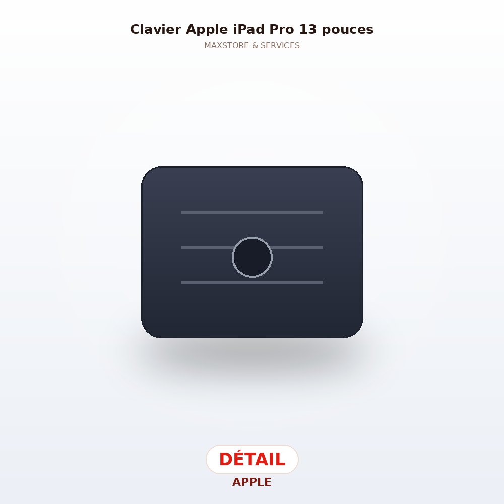 Clavier Apple iPad Pro 13 pouces — Détail