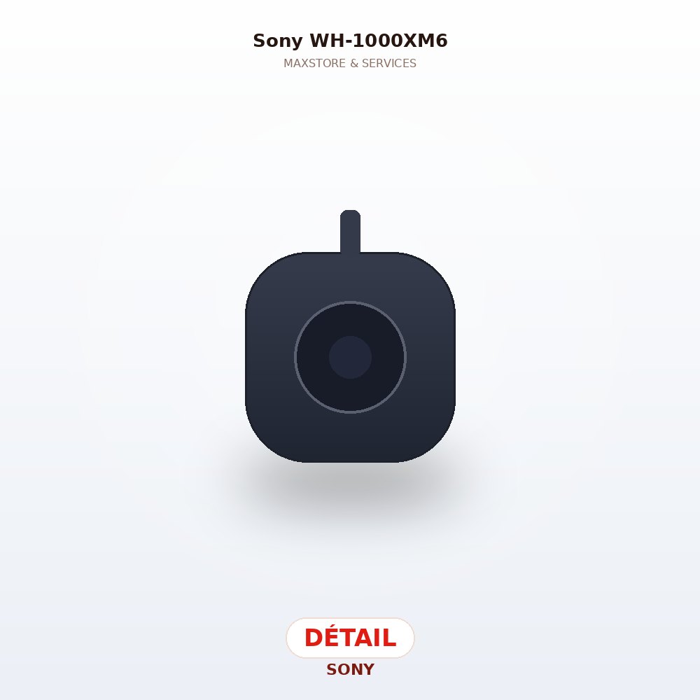 Sony WH-1000XM6 — Détail